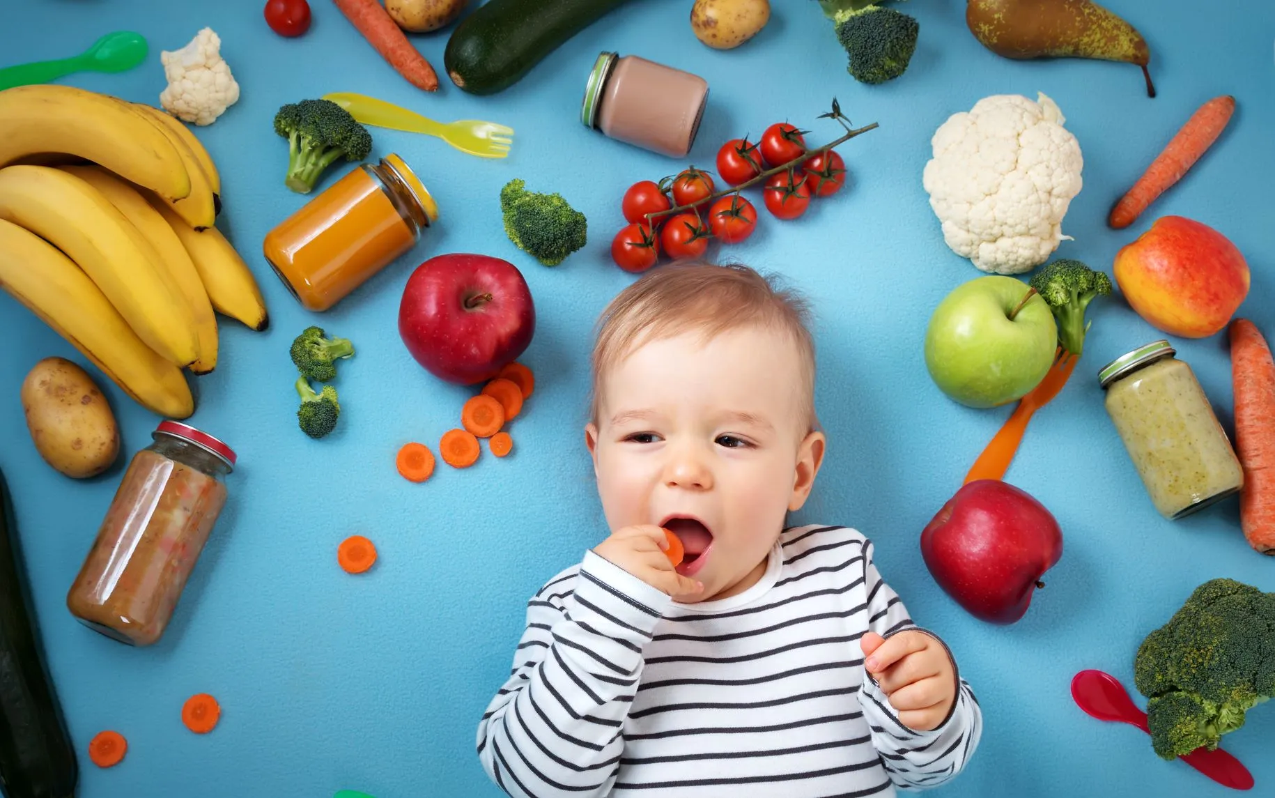 嬰兒加固的食物應多元化，確保攝取足夠的營養