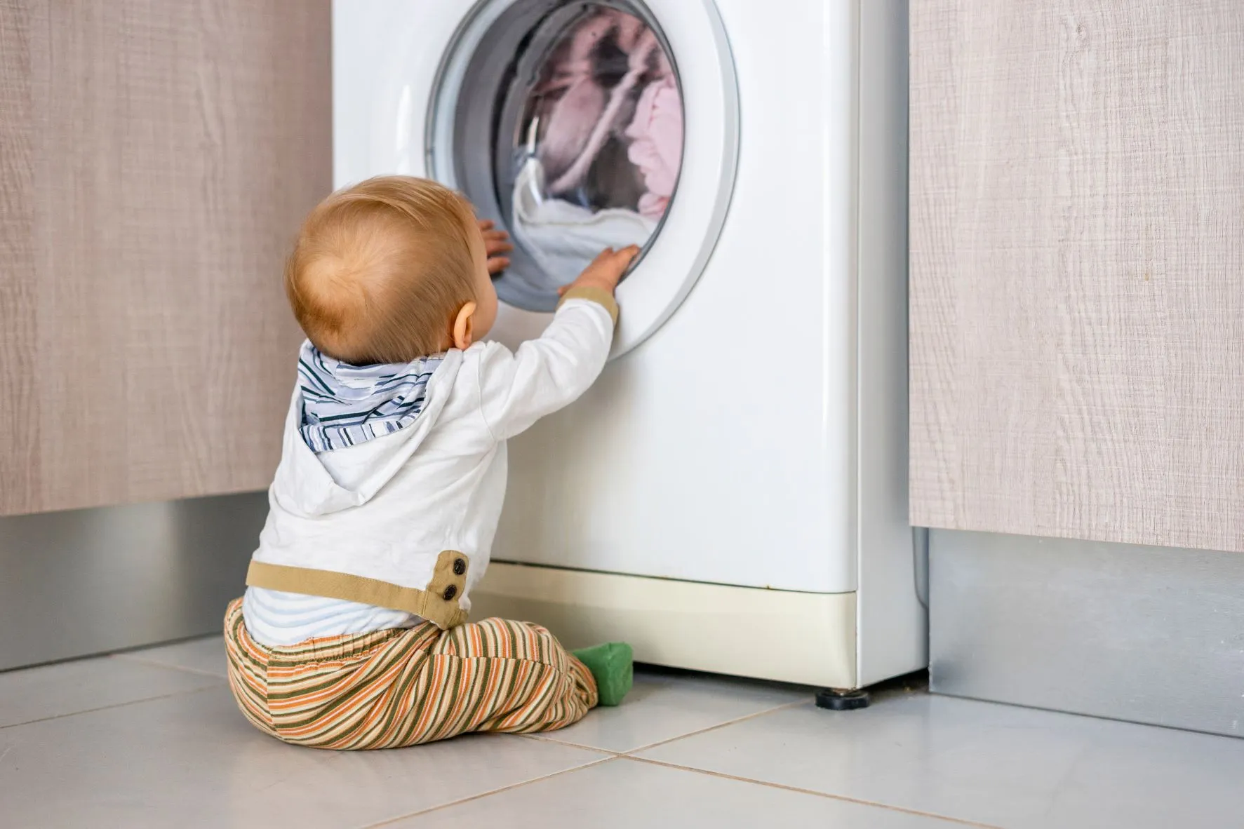 洗衣機的聲音有助紓緩寶寶腸痙攣的不適